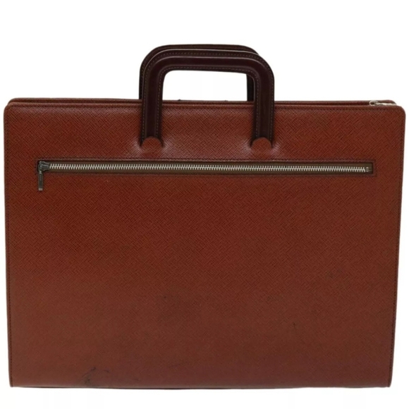 VALENTINO Cognac and Brown Business Bag - Picture 2 of 9